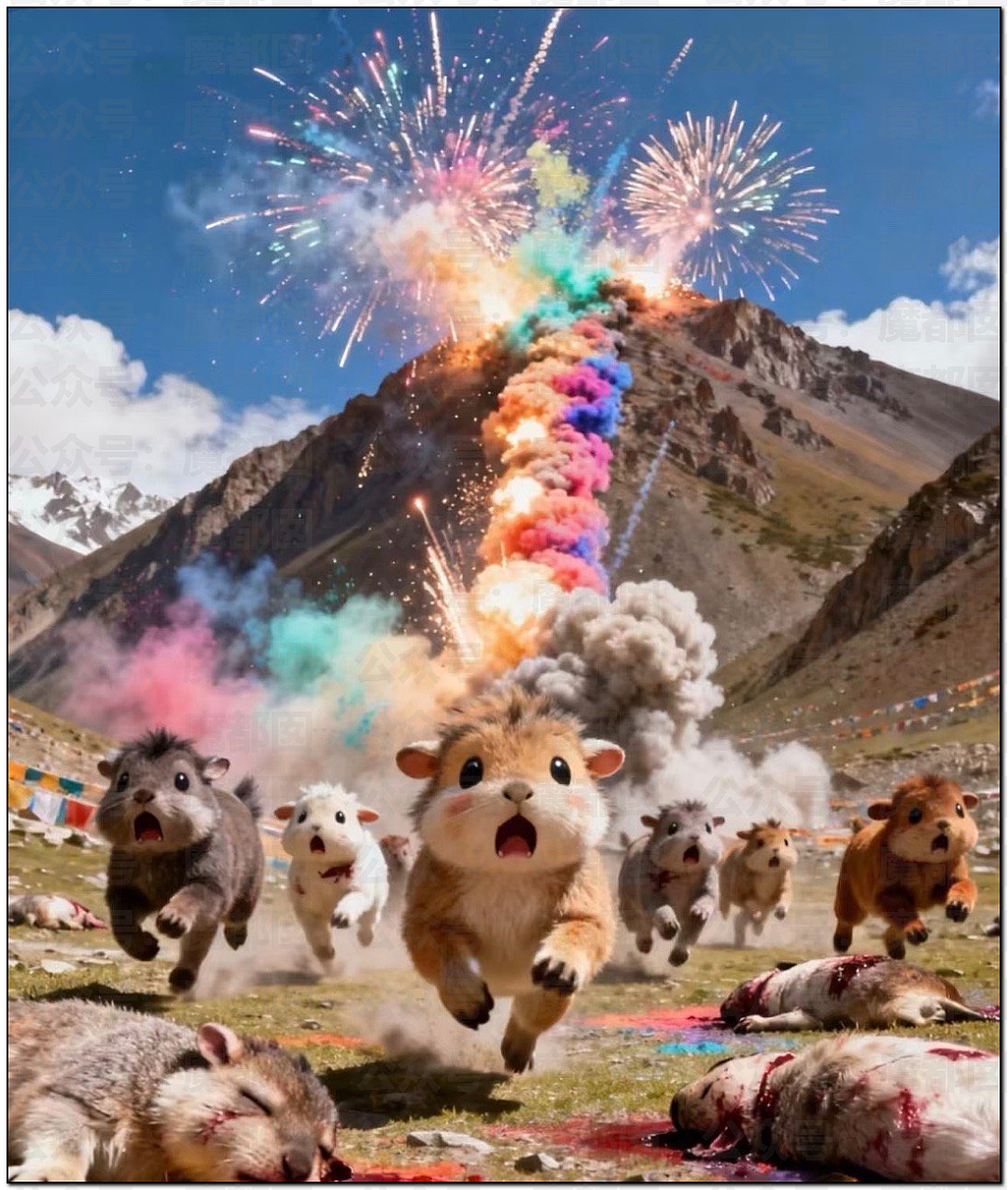 老百姓放烟花都受限！始祖鸟却在青藏高原炸中华民族的龙脉（组图） - 49