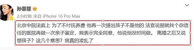 孙菲菲“离婚瓜“持续发酵,未婚先孕只是冰山一角,后面爆料更狗血(组图) - 16