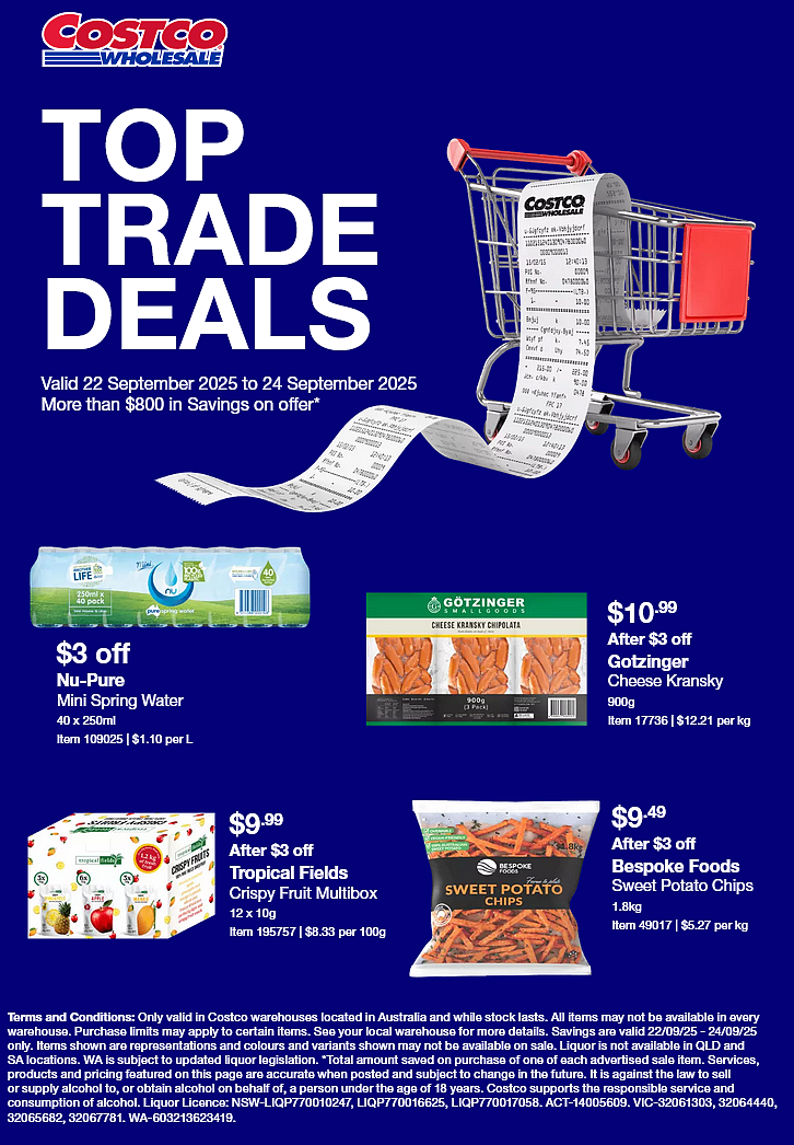 【Costco】限时3天优惠目录(组图) - 1