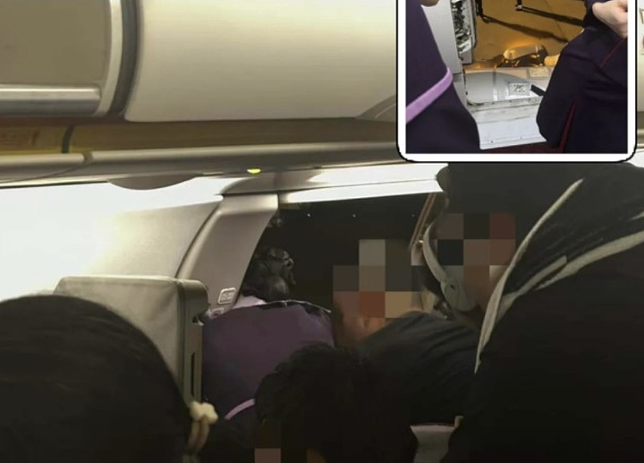 华人吓疯!香港飞机降落出事,滑梯弹出!载180人客机疯狂颠簸,知名主持人坠机亡(组图) - 6