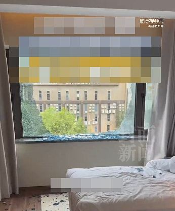 台风桦加沙致铁皮乱飞，砸碎珠海酒店窗户，住客称心灵受伤（组图） - 2