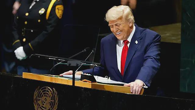 特朗普联合国演讲:六年前听众大笑,但今年陷入沉默(组图) - 1