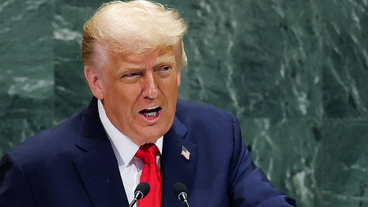 特朗普致辞批评联合国:无支持美国主导的和平努力(组图) - 1