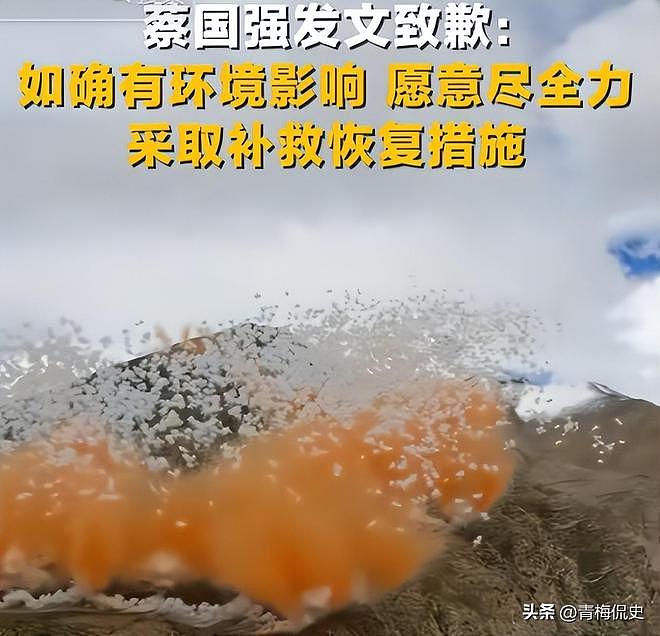 蔡国强始祖鸟撒谎了!央视现场打脸,当地村民发声,污染物没清理(组图) - 15