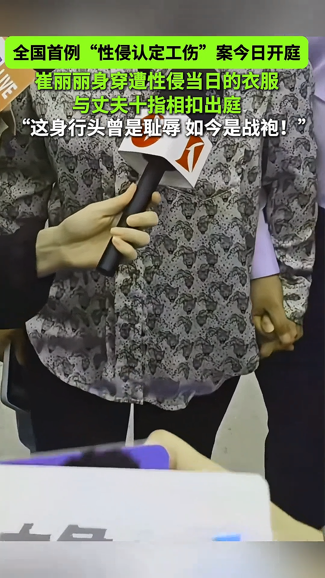 被老板性侵后，这个叫崔丽丽的女人披着“战袍”出庭！（组图） - 13