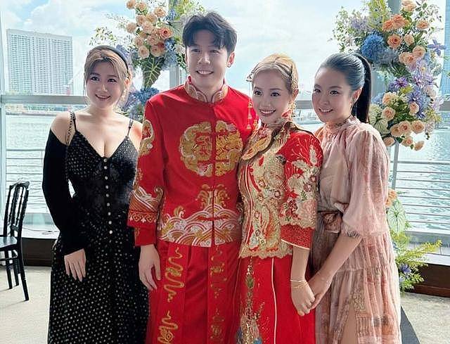 恭喜！TVB前知名女星和飞机师老公结婚，星级酒店办婚礼众多明星捧场（组图） - 4