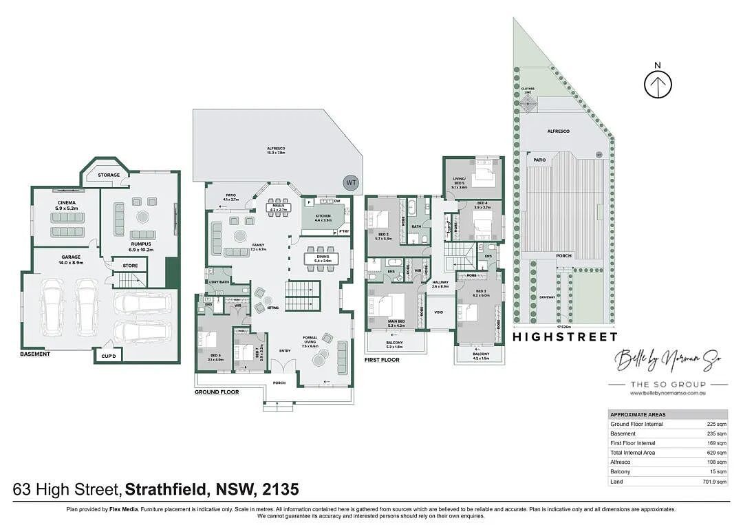 悉尼内西区Strathfield七房四卫北向三层大宅，多功能宽敞生活空间，近学校、公园，公共交通和购物餐饮区（组图） - 19