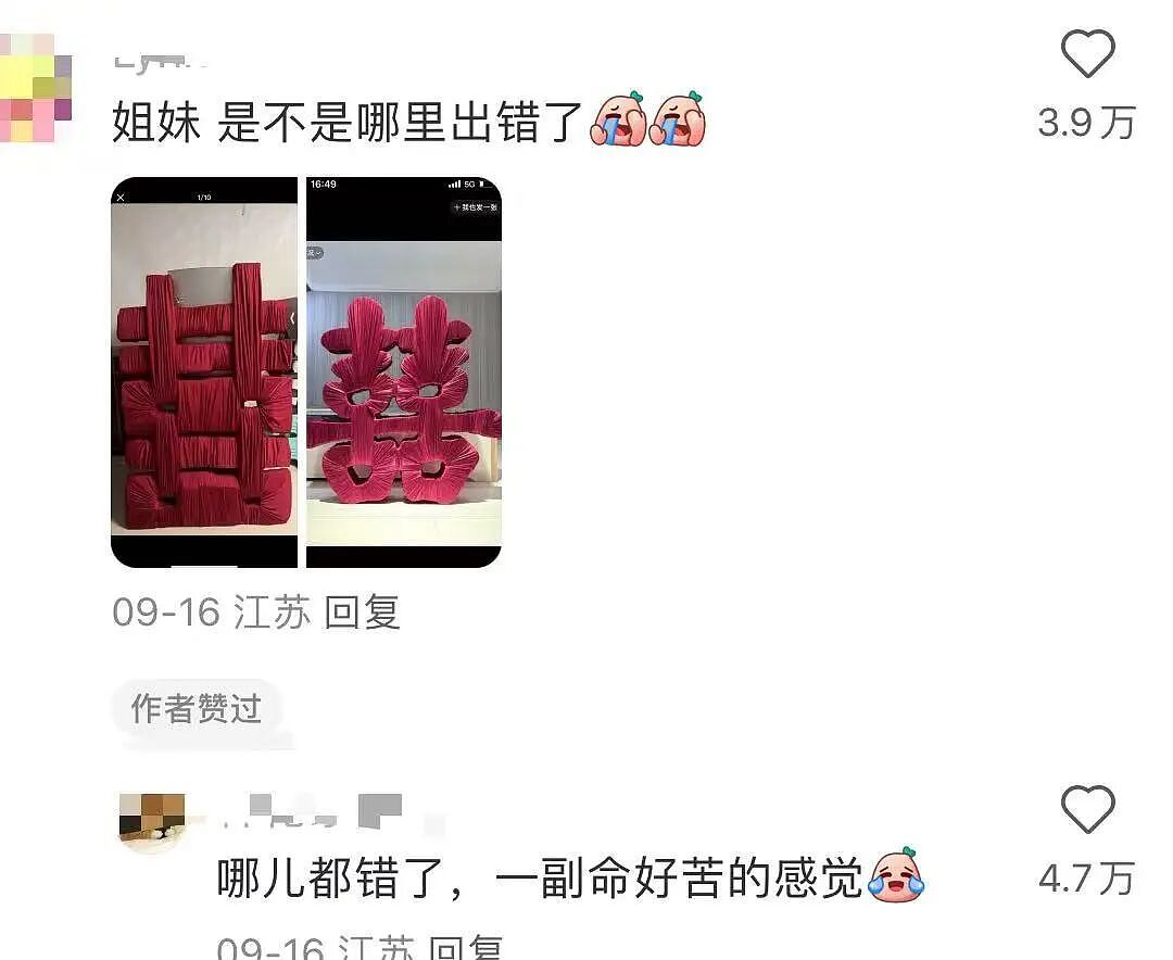 【爆笑】我的结婚摆件真的很丑吗…？网友夺笋：像四个苦哈哈的大辟燕子（组图） - 10