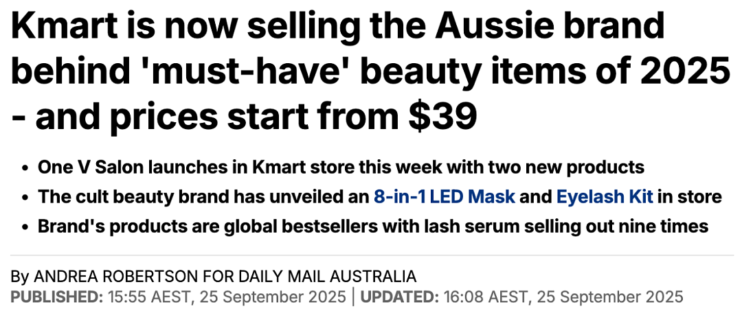 Kmart把网红美妆的价格打下来了！（组图） - 1