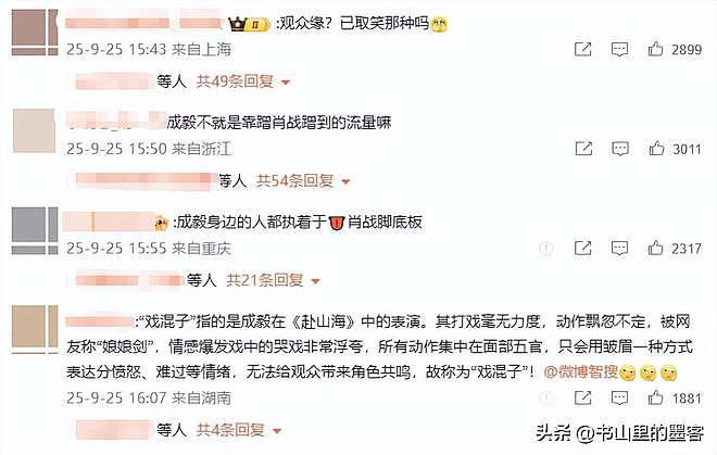 梁婷发文谈肖战成毅：努力劝和粉丝开战，成毅长得丑，肖战演技差（组图） - 7