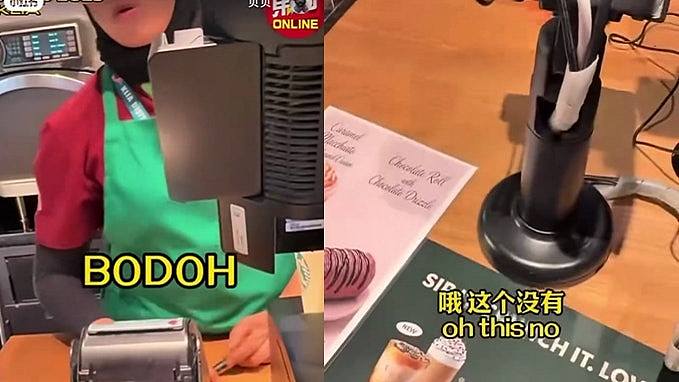 大马Starbucks店员辱骂中国游客“笨蛋”，企业：已解雇员工（视频/组图） - 1