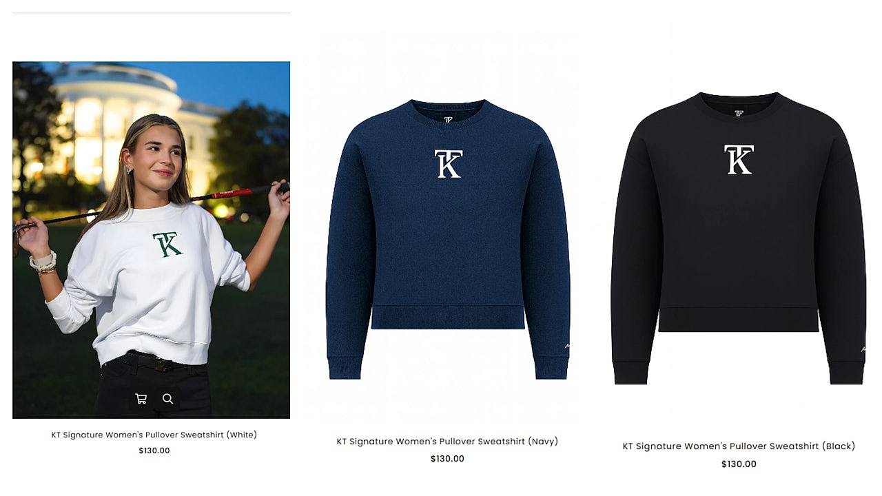 特朗普18岁孙女推服装品牌，卫衣卖逾千元，白宫取景拍宣传照（组图） - 1