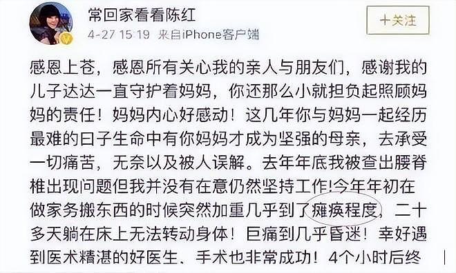 陈红再遭前夫公开控诉：事业巅峰为爱隐退，模范夫妻缘何变怨偶？（组图） - 31