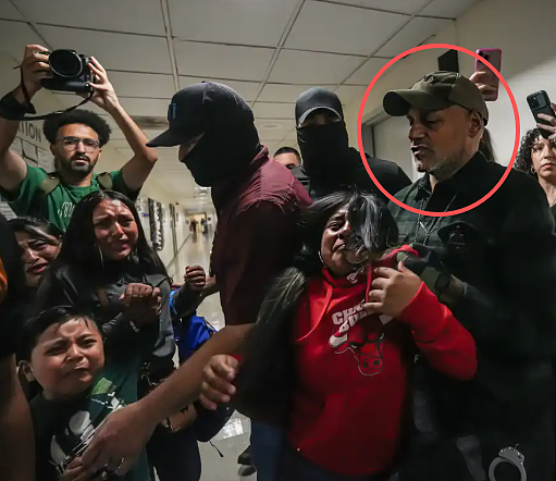 视频疯传！纽约移民妇女陪老公上庭，当着儿女面被暴力推倒，涉事ICE主管停职（组图） - 4