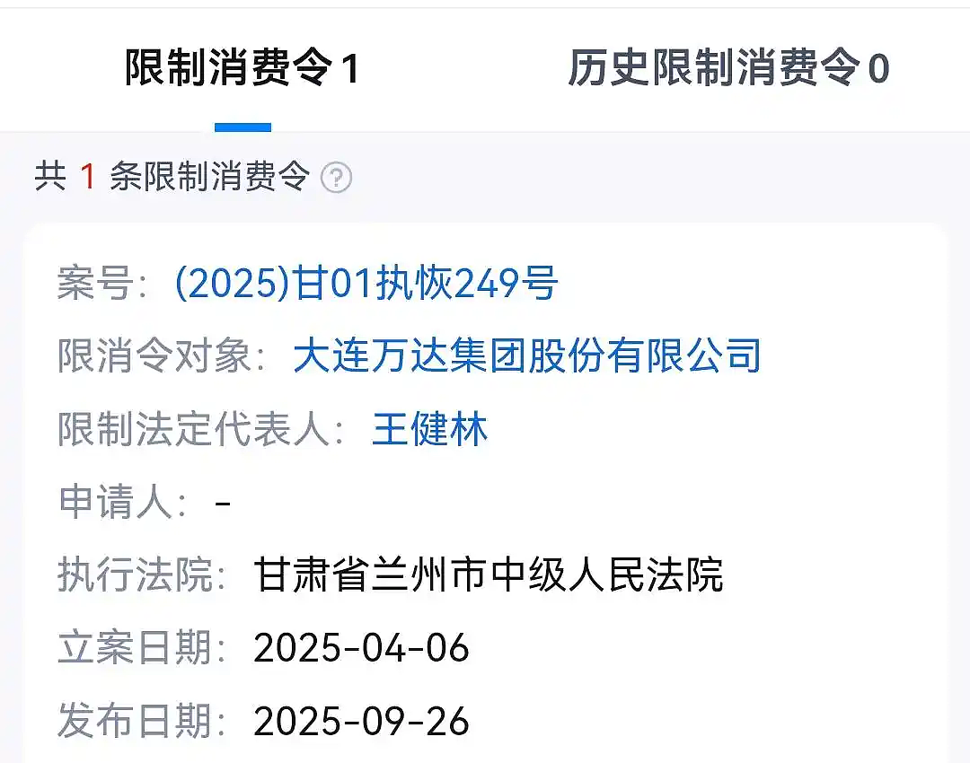 限高被取消！被1.8亿难倒的王健林，还有多少债要还？（组图） - 2