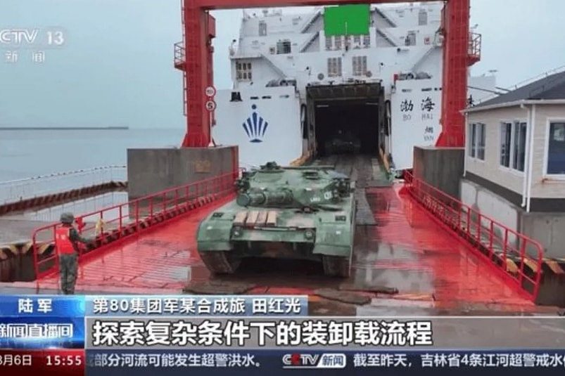美国机密情报指大陆迅速扩充民用驳船为入侵台湾做准备（图） - 2