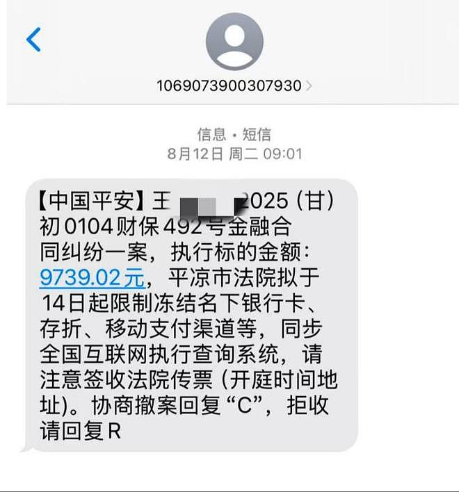 女子遭遇虚构法院案件信息暴力催收，警方已立行政案件（组图） - 2