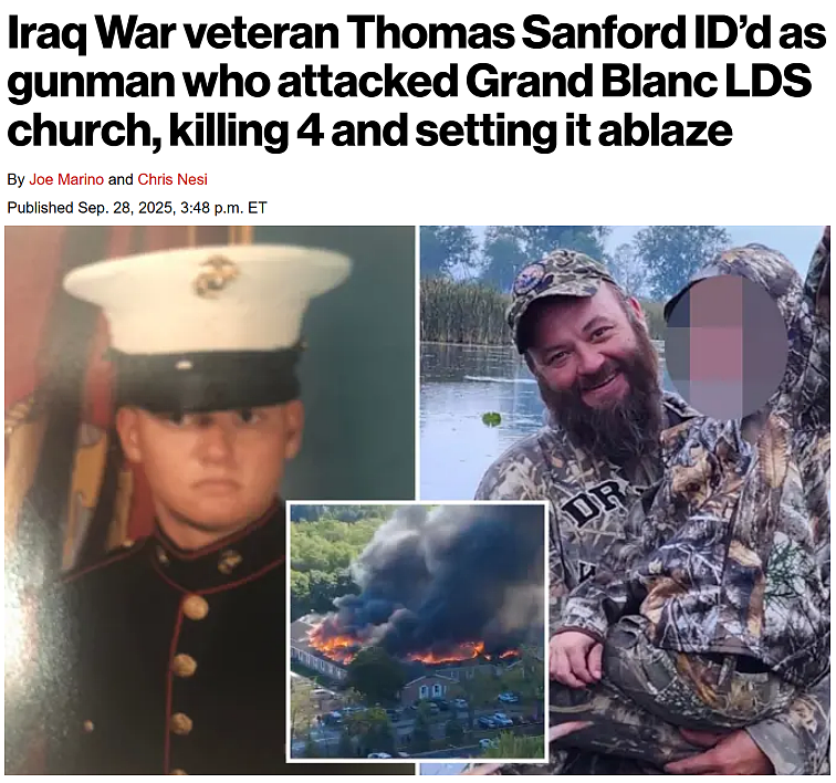惨烈!美国教堂突遭大规模枪击,4死8伤,数百人尖叫逃离,嫌犯身份让人难以接受!(组图) - 2