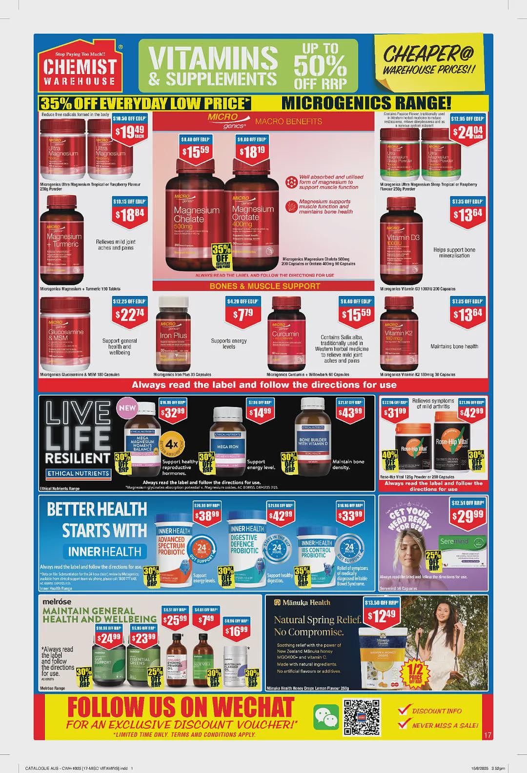 大量半价那种！【Chemist Warehouse】药店10月2日至15日优惠目录（组图） - 18