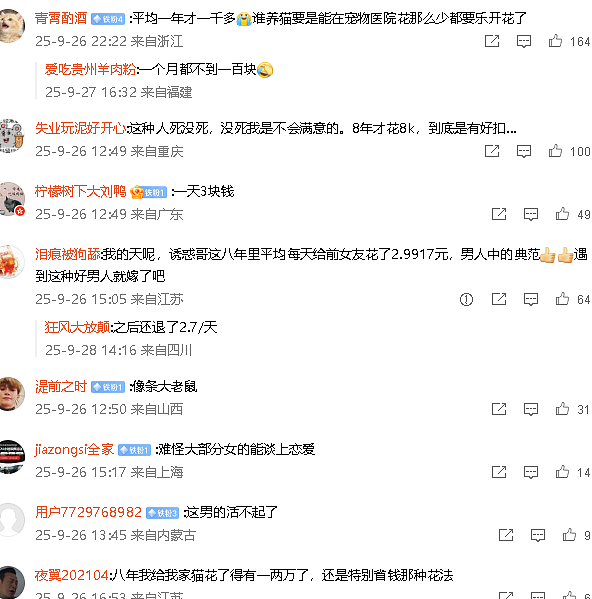 【爆笑】和前男友在一起8年，给我花了8735，分手后要还给他8000？！（组图） - 2