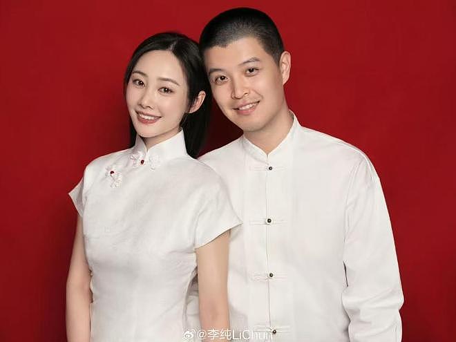 恭喜！李纯马𬱖官宣结婚，晒结婚照秀幸福，马𬱖嘟嘴亲老婆好萌（组图） - 3