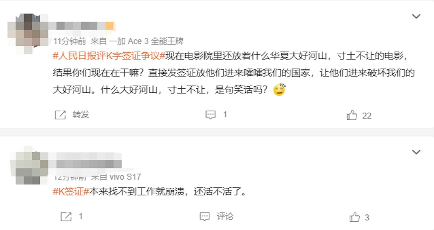 中国新增K签证引“抢饭碗、种族论”争议,官媒:曲解误导公众(组图) - 5
