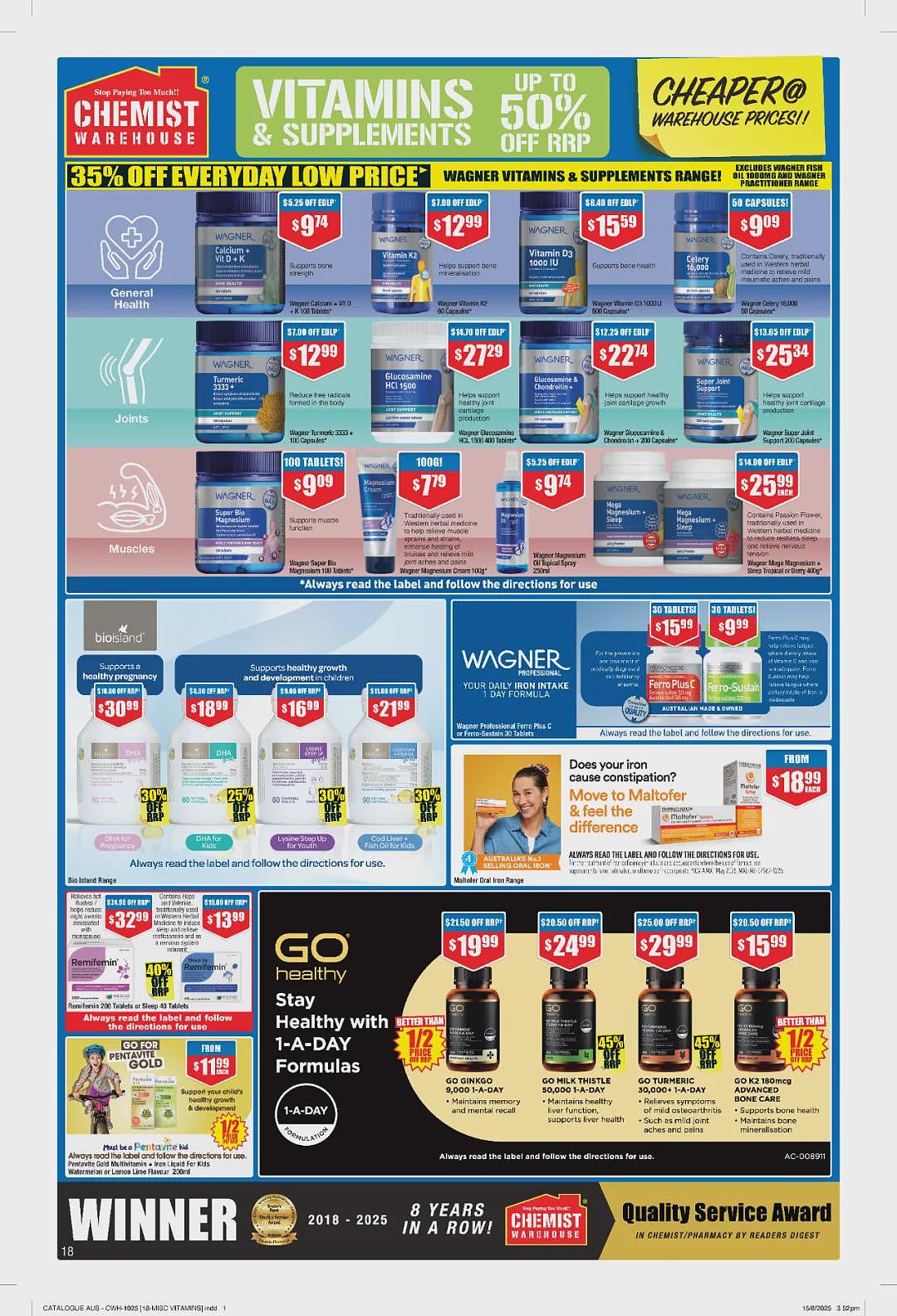 大量半价那种！【Chemist Warehouse】药店10月2日至15日优惠目录（组图） - 19