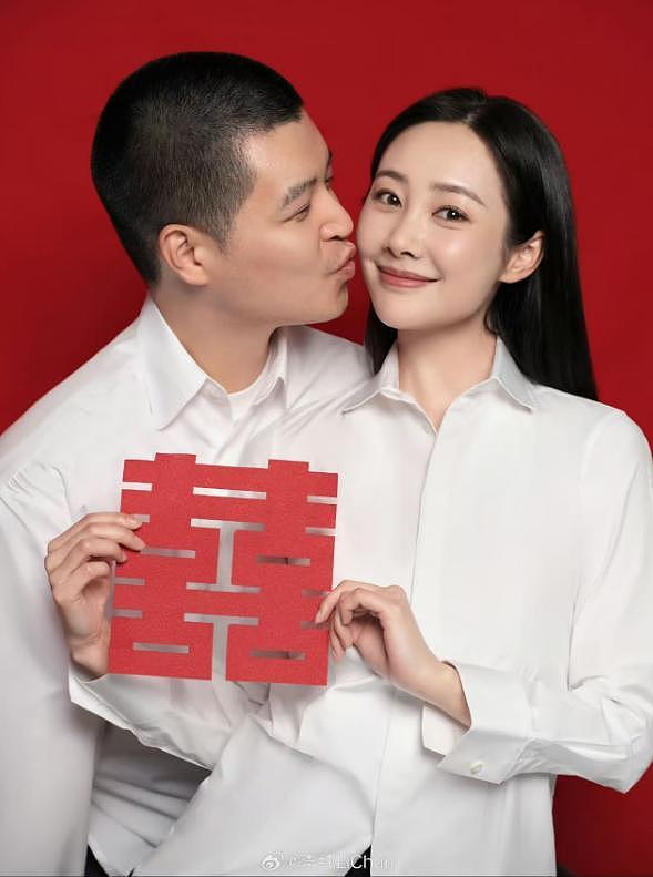 恭喜！李纯马𬱖官宣结婚，晒结婚照秀幸福，马𬱖嘟嘴亲老婆好萌（组图） - 5
