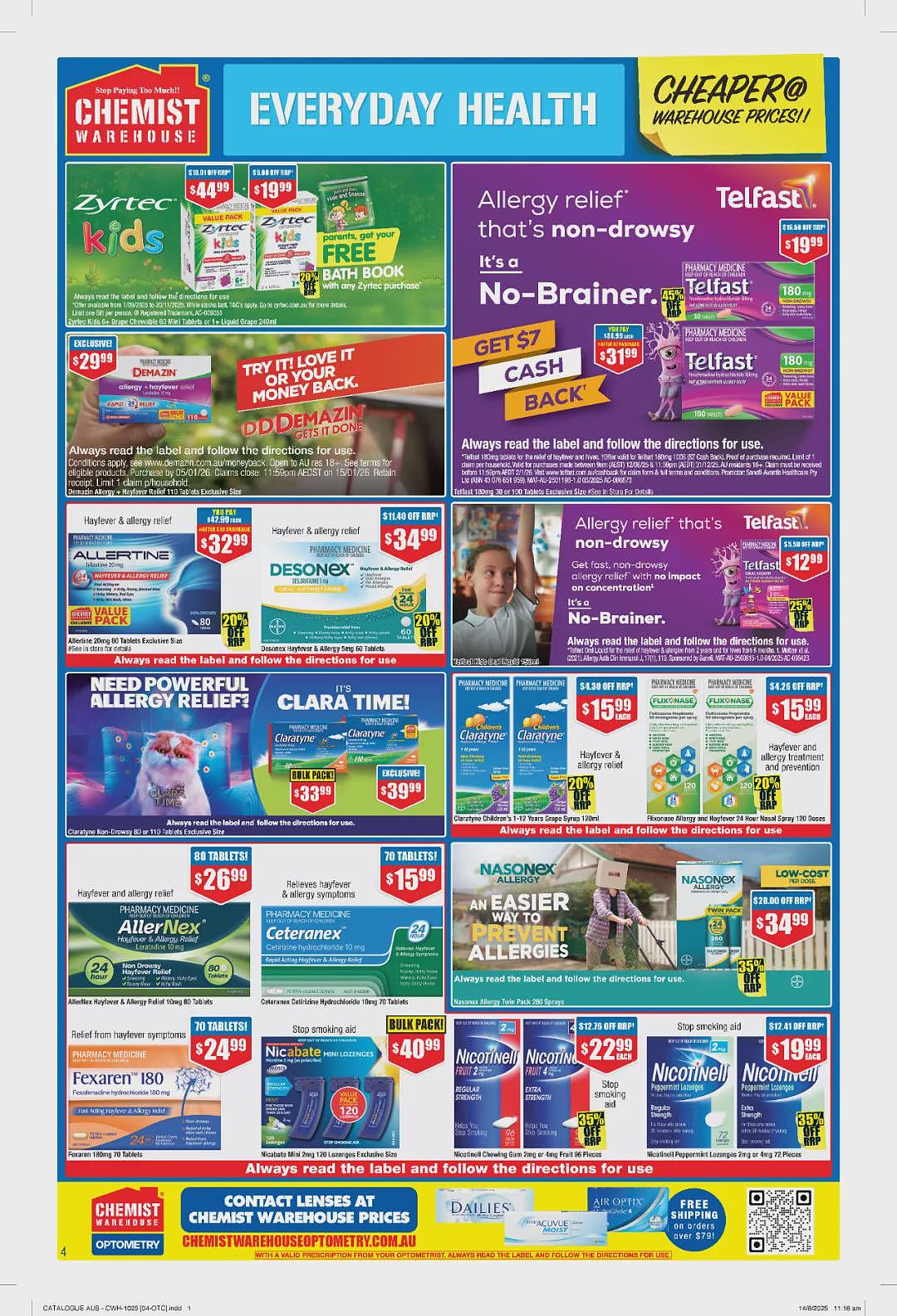 大量半价那种！【Chemist Warehouse】药店10月2日至15日优惠目录（组图） - 5