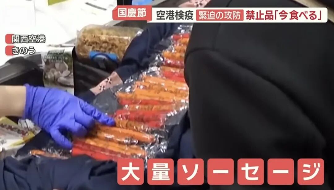 中国游客国庆节杀到日本机场各种被拦！牛肉塞衣服里、水果想当场吃，海关都看蒙了！（组图） - 17