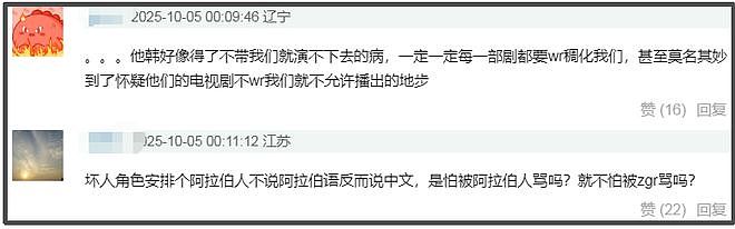 裴秀智新剧又辱华！阿拉伯反派一做坏事就说中文，营销号捂嘴删评（组图） - 10