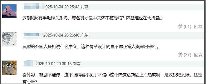 裴秀智新剧又辱华！阿拉伯反派一做坏事就说中文，营销号捂嘴删评（组图） - 13