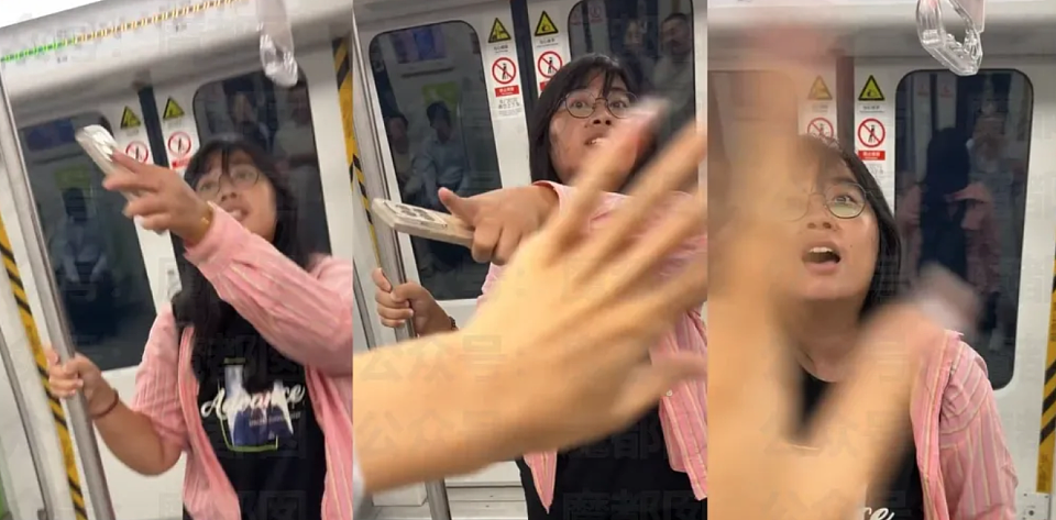 奇葩！南京乘客地铁里聊鸡鸣寺，邻座女子报警称对方骂自己是鸡（视频/组图） - 4