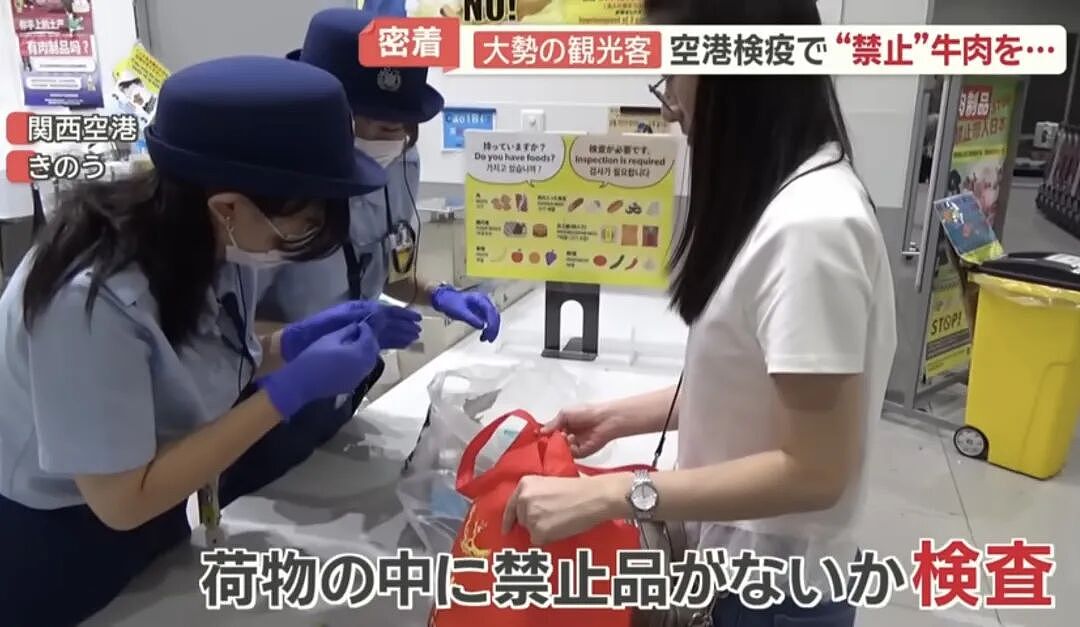中国游客国庆节杀到日本机场各种被拦!牛肉塞衣服里、水果想当场吃,海关都看蒙了!(组图) - 7