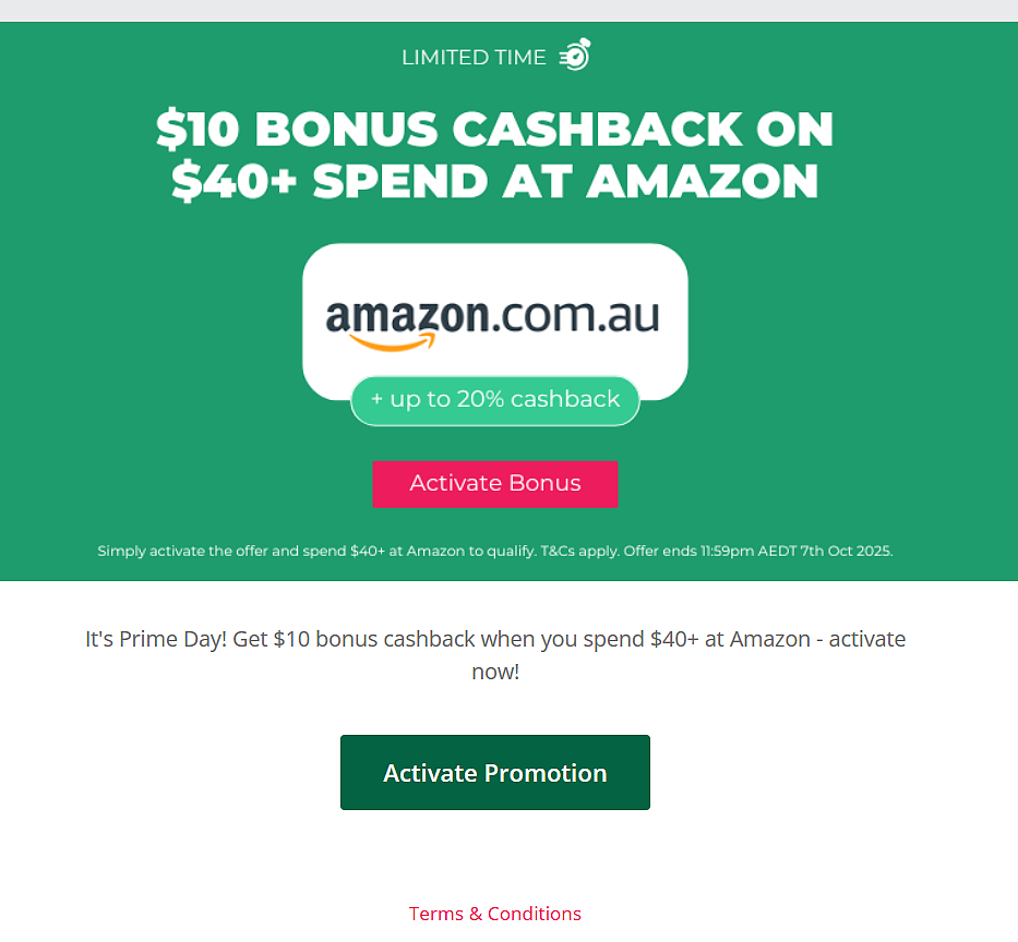 新一轮年中大促开始！【Amazon亚马逊】澳洲最新特卖 + 折上折 + 再送20刀（组图） - 2