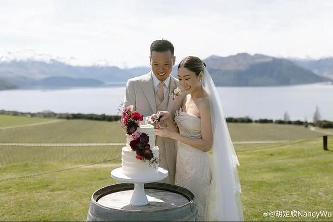 43岁TVB视后胡定欣官宣结婚！在新西兰举办草坪婚礼，现场照超美（组图） - 3