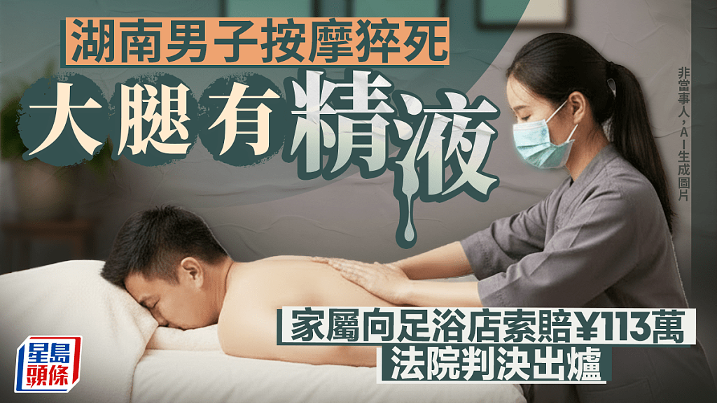 湖南男子按摩猝死,大腿有精液?家属向足浴店索赔113万,法院这样判(图) - 1
