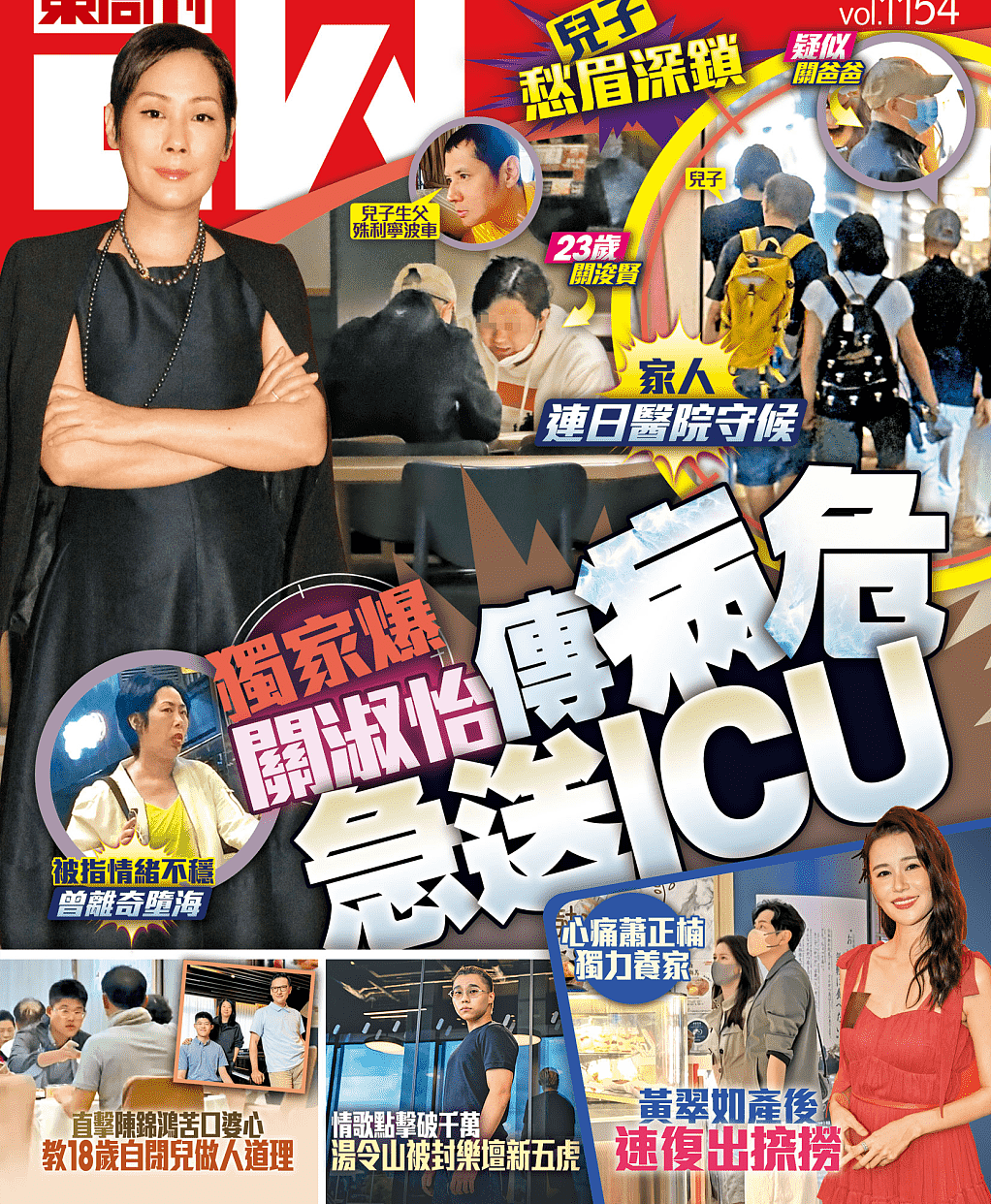 港媒曝59岁关淑怡病危入院，插管送进ICU，儿子急返港痛哭守候（组图） - 3
