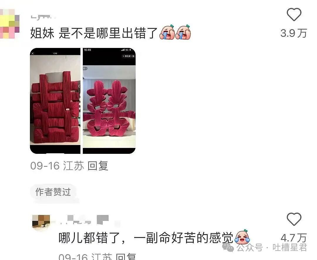 【爆笑】我的结婚摆件真的很丑吗…网友夺笋：像四个苦哈哈的大辟燕子（组图） - 10