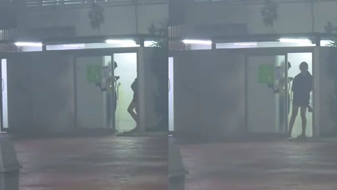 公厕活春宫！泰男女肉体交叠穿透毛玻璃，激战全程被看光（组图） - 3