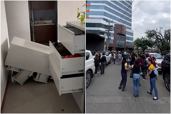7.4强震狂晃画面曝光！菲律宾余震不断1死，印尼测得17公分海啸（视频/图） - 1