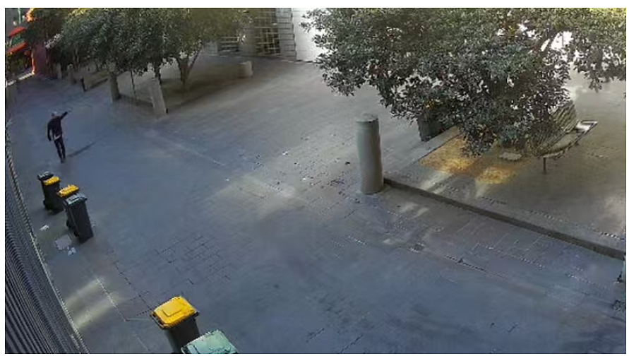 这是一部大片！他老委屈了，抢了一路，今早墨尔本CBD唐人街出现一持枪男子溜街（组图） - 1