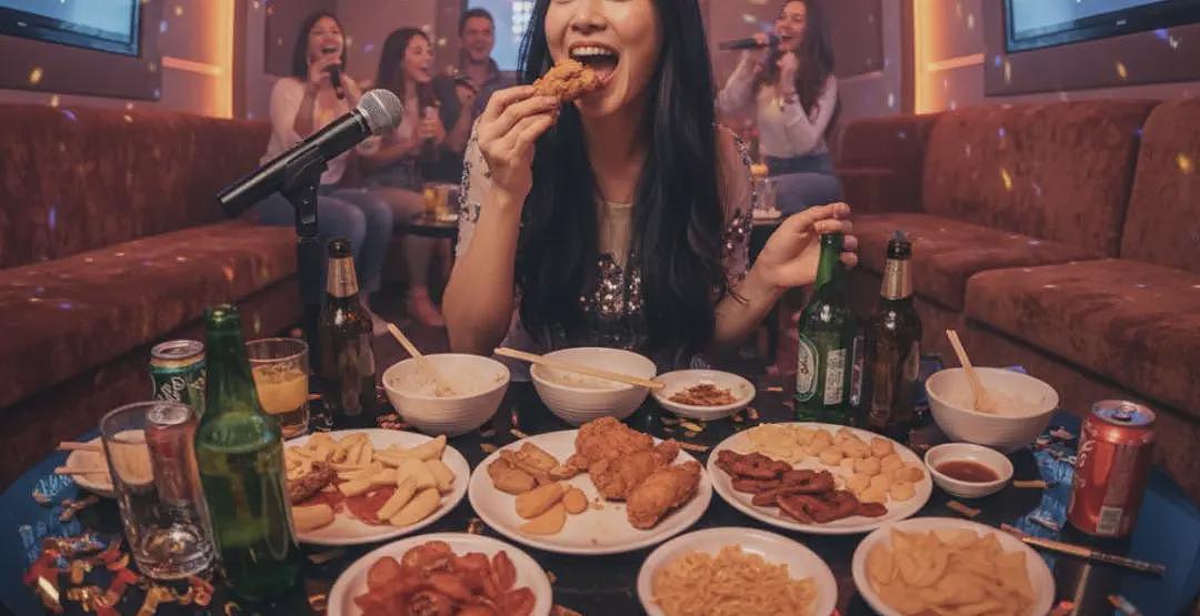 中产最体面的“崩溃”方式:去KTV干饭(组图) - 8