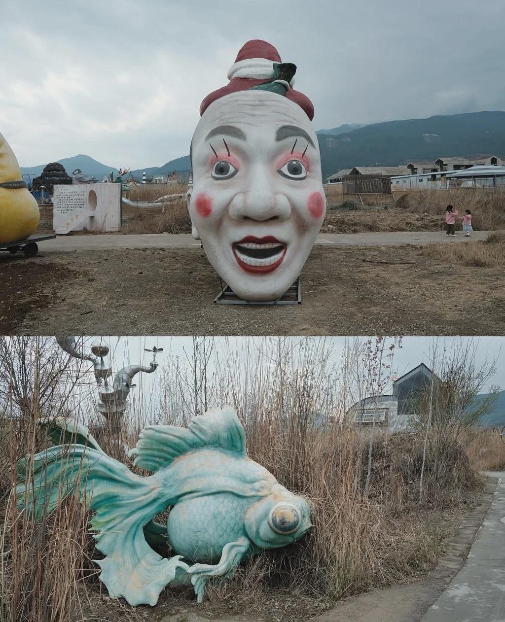 景区回应“人体蜈蚣”等作品被指观感不适:已拆除(组图) - 2