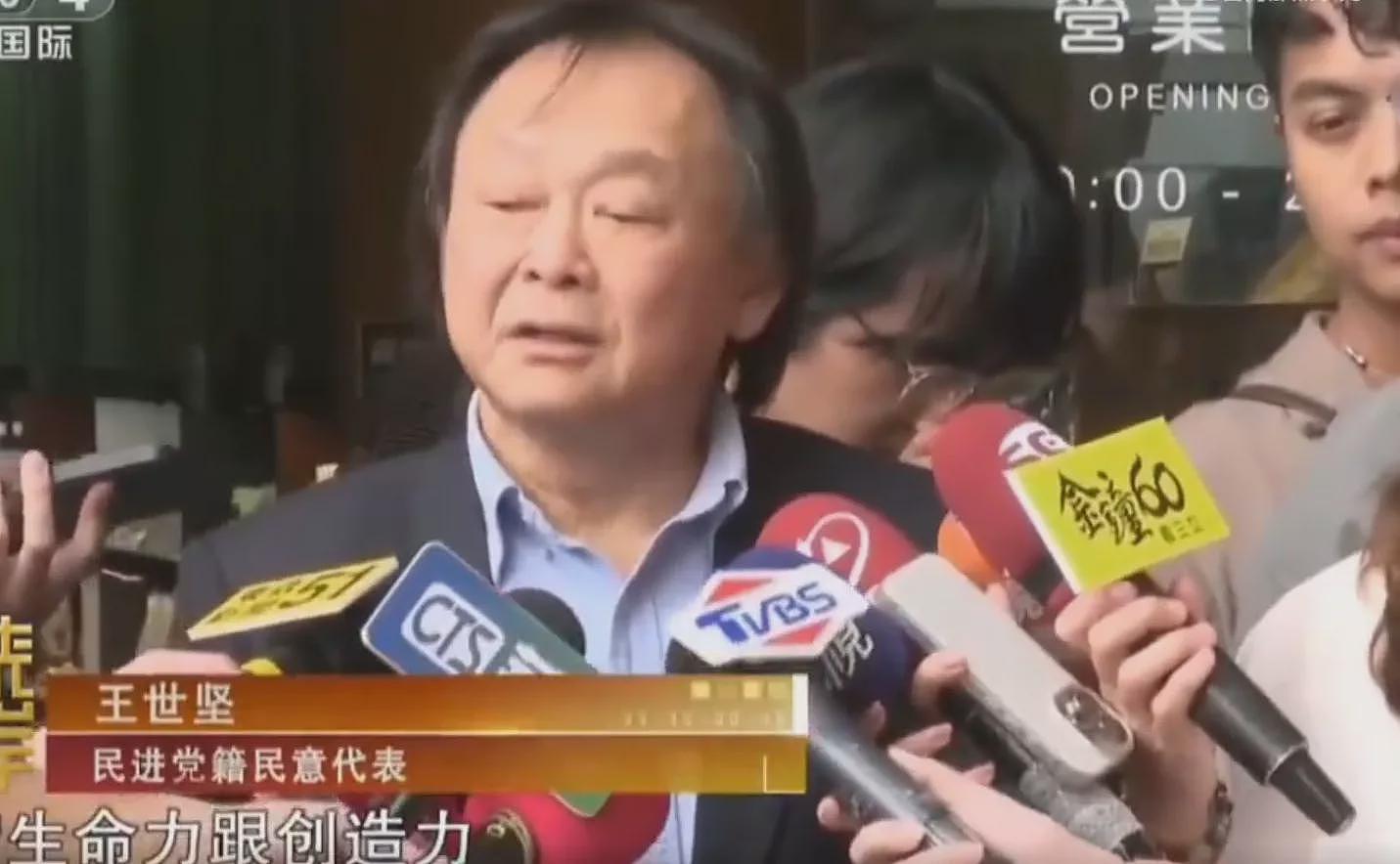 民进党王世坚“从从容容游刃有馀“成神曲两岸爆火（视频/组图） - 5