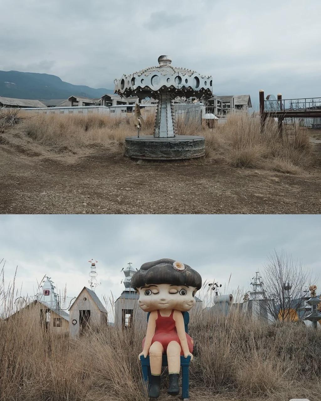 景区回应“人体蜈蚣”等作品被指观感不适:已拆除(组图) - 3
