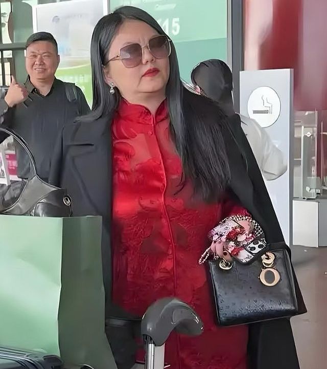 李湘王岳伦一起回国，拎4万手提包，全身照吓到网友：像座山雕（组图） - 5