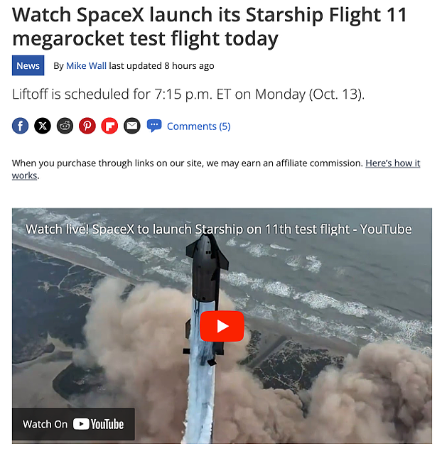 第11次试飞成功,“星舰”实现“活着回来”(组图) - 4