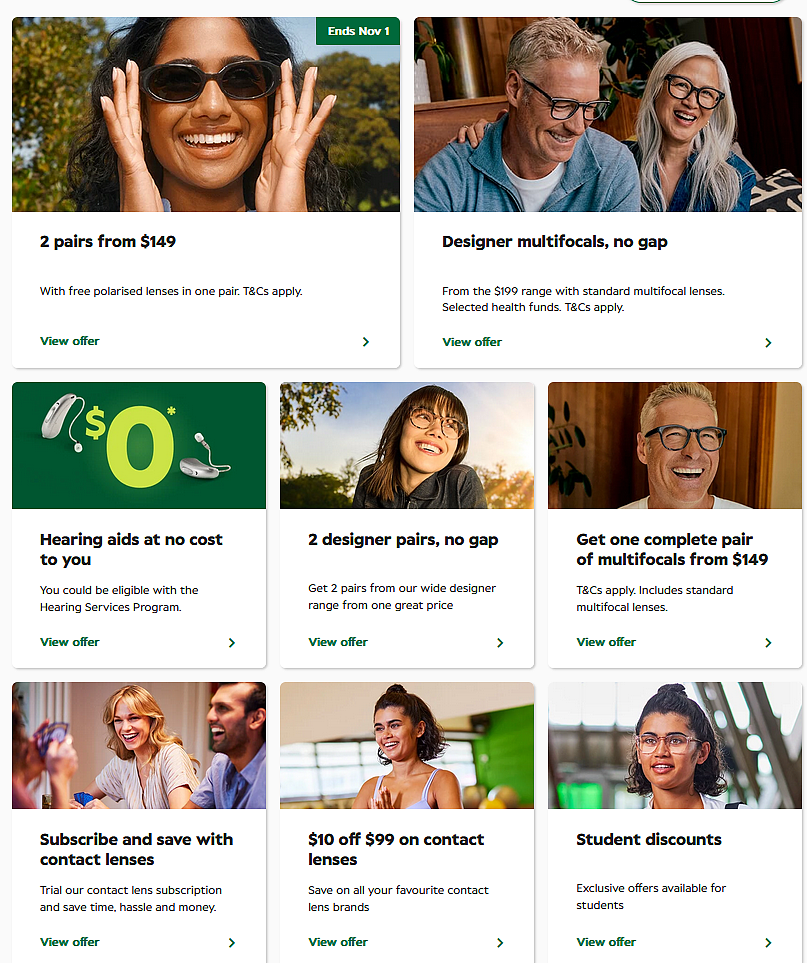 最新折扣码！【Specsavers】眼镜/隐形眼镜 折上折（组图） - 1
