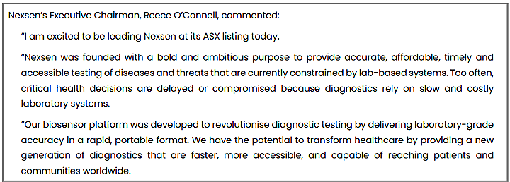 【新股上市】妊娠诊断测试生物科技公司Nexsen (ASX：NXN) 首秀暴涨四成 - 3